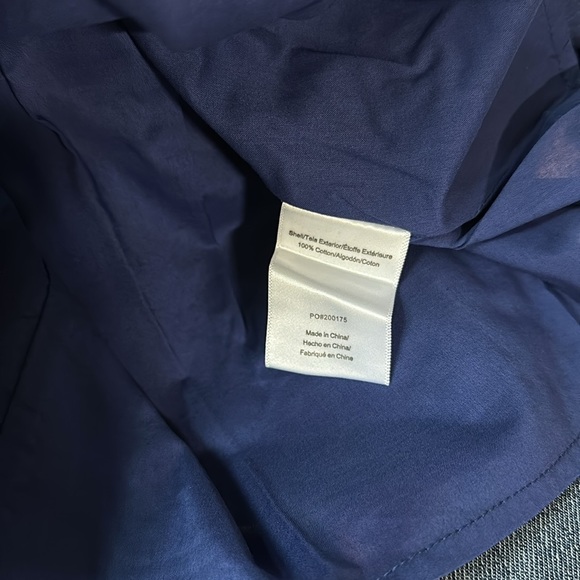 NWT ModCloth Instant Energy Faux-Wrap Dress Sweet Peaches Navy Blue 4 Small NEW - Picture 9 of 9